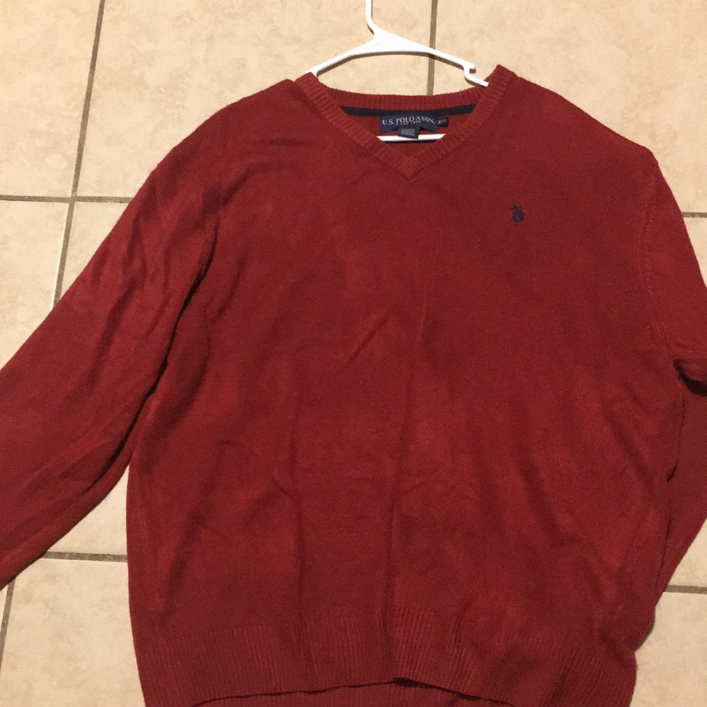 U.S Polo red men’s sweater